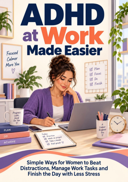 ADHD at Work Made Easier: Simple Ways for Women to Beat Distractions, Manage Work Tasks and Finish the Day with Less Stress